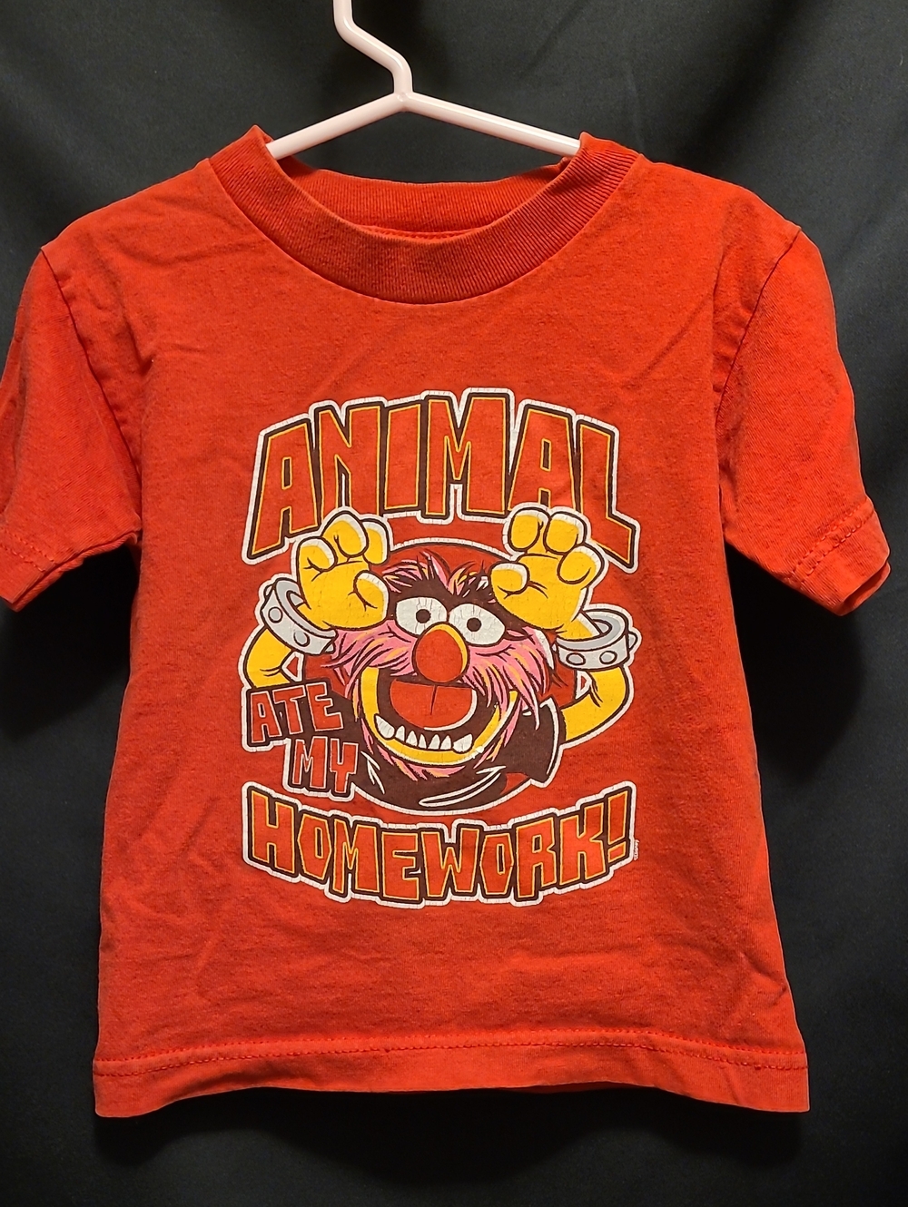 Red Kids' "Animal Ate My Homework" Graphic Tee MUPPETS